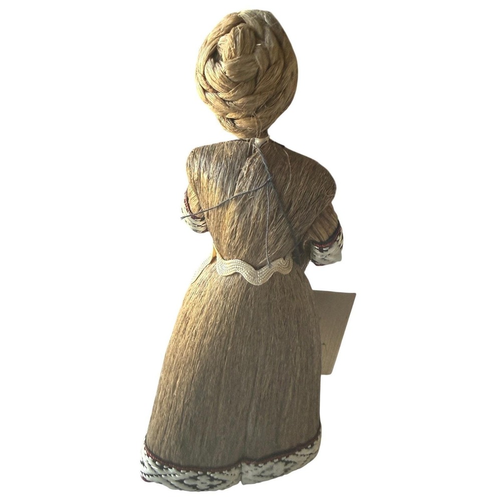 Vintage 1996 Belarusian Straw Folk Art Doll Matulya Mother Original Tags - Picture 4 of 6